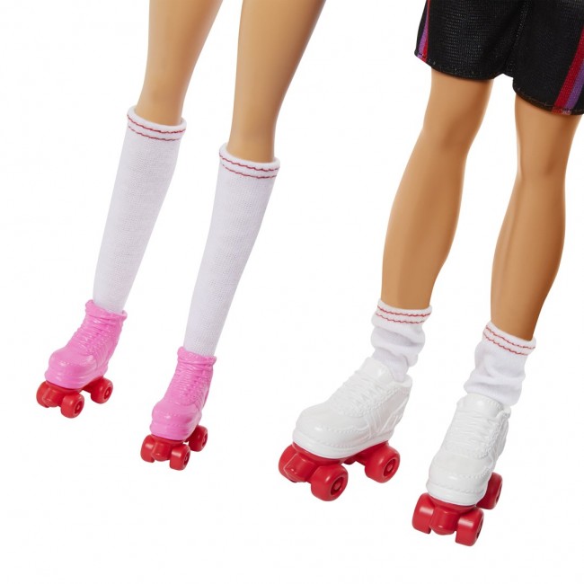 Barbie Fashionistas 2 Doll & 6 Accessories Set, Roller-Skating Theme, 65th Anniversary Barbie Fashionistas 2 Doll & 6 Accessories Set, Roller-Skating Theme, 65th Anniversary