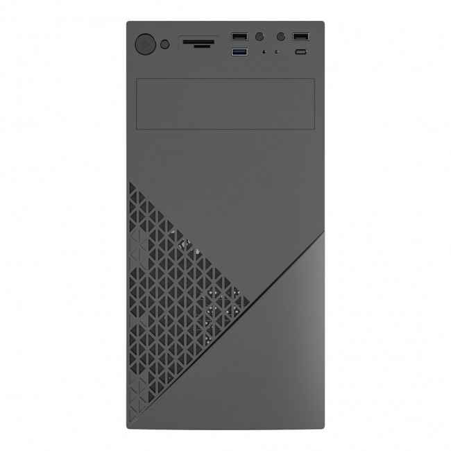 Gembird CCC-FC-K170-600W Office computer case Fornax K170, mATX, black + 600W 80PLUS bronze PSU