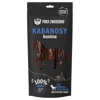 PAKA ZWIERZAKA Sausages Horse - dog treat - 80g