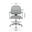 Junior 5.0 Grey swivel chair