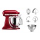 KitchenAid 5KSM175PSECA Artisan food processor 300 W 4.8 L Red KitchenAid 5KSM175PSECA Artisan food processor 300 W 4.8 L Red