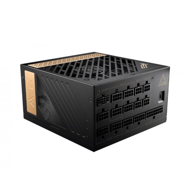 MSI MEG AI1300P PCIE5 power supply unit 1300 W 24-pin ATX ATX Black MSI MEG AI1300P PCIE5 power supply unit 1300 W 24-pin ATX ATX Black