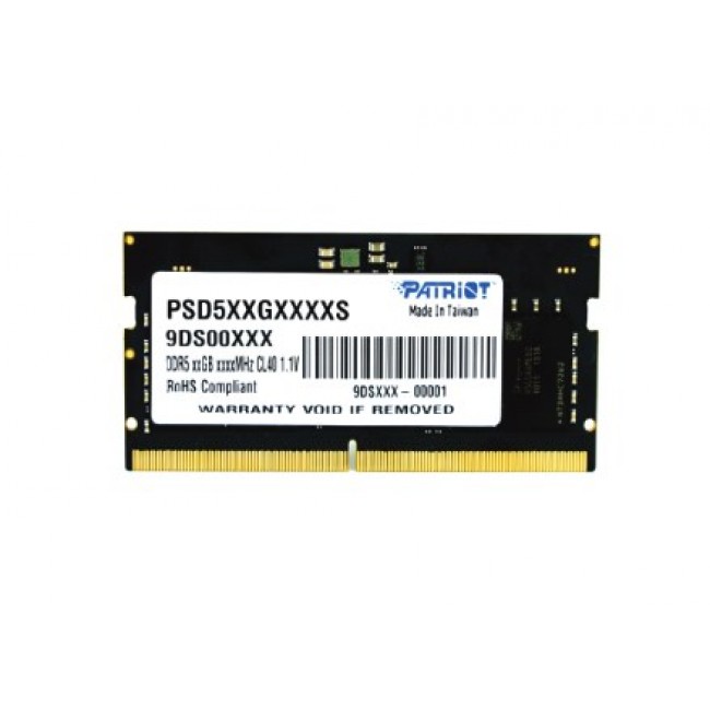 Patriot Memory Signature PSD532G48002S memory module 32 GB 1 x 32 GB DDR5 4800 MHz Patriot Memory Signature PSD532G48002S memory module 32 GB 1 x 32 GB DDR5 4800 MHz