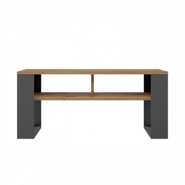 MODERN 2P ARTISAN COFFEE TABLE WITH ANTHRACITE LEG MODERN 2P ARTISAN COFFEE TABLE WITH ANTHRACITE LEG