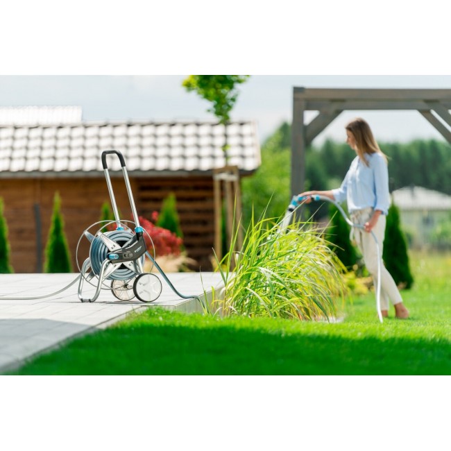 CELLFAST 55-050 EXPLORER garden hose reel Cart reel 1/2 60 m Black, Blue, Grey CELLFAST 55-050 EXPLORER garden hose reel Cart reel 1/2 60 m Black, Blue, Grey