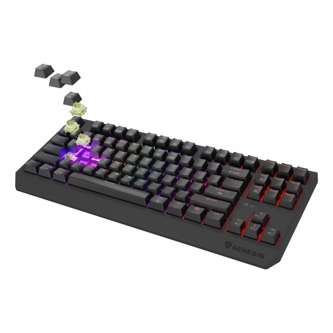 GENESIS Thor 230 TKL keyboard Gaming USB + RF Wireless + Bluetooth QWERTY US English Black