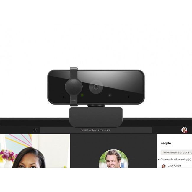 Lenovo Essential FHD Gen2 webcam 1920 x 1080 pixels USB 2.0 Black