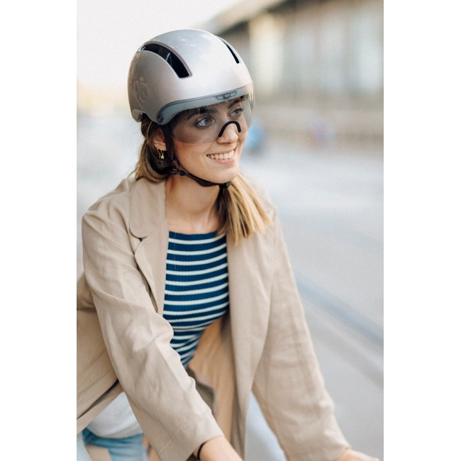 HJC CALIDO PLUS Black Cycling Helmet, METAL BLACK, Size L