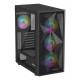 GENESIS DIAXID 605 ARGB MIDI TOWER CASE WITH USB-C WINDOW BLACK