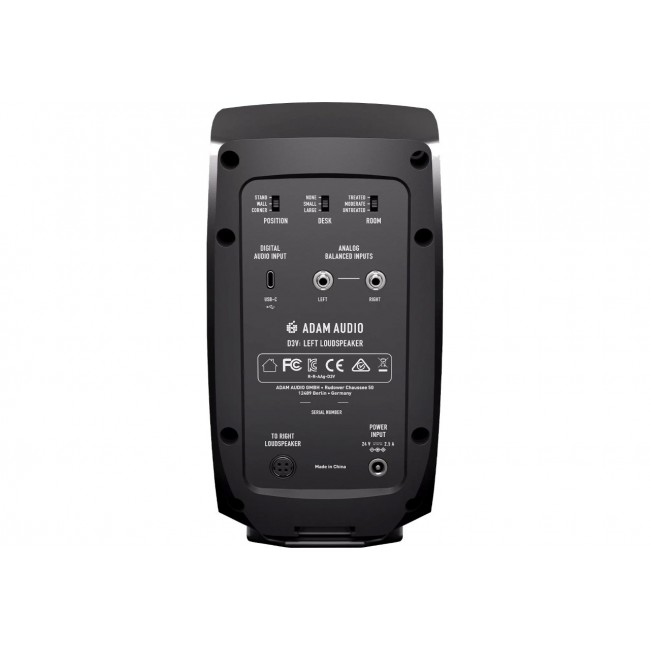 Adam Audio D3V Black - a pair of studio monitors