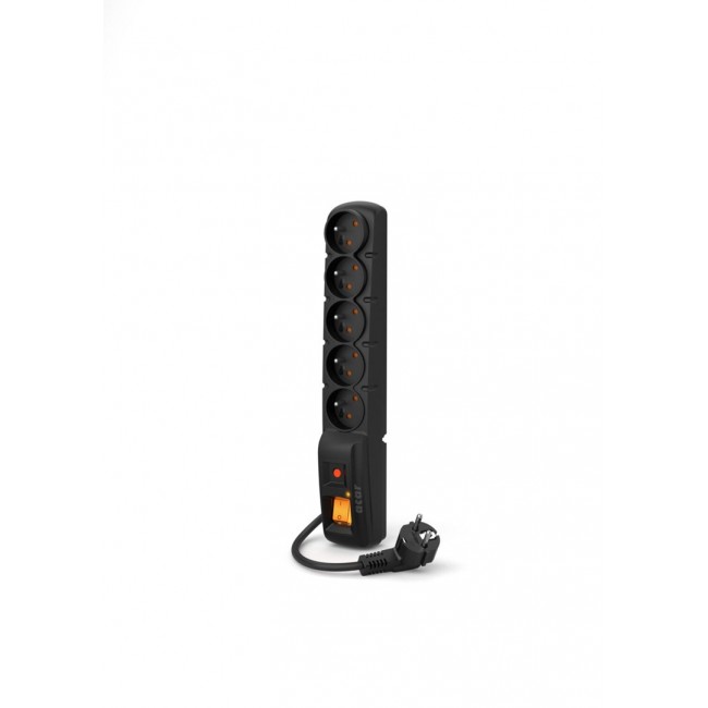 ACAR F5 Black 5 AC outlet(s) 230 V 3 m