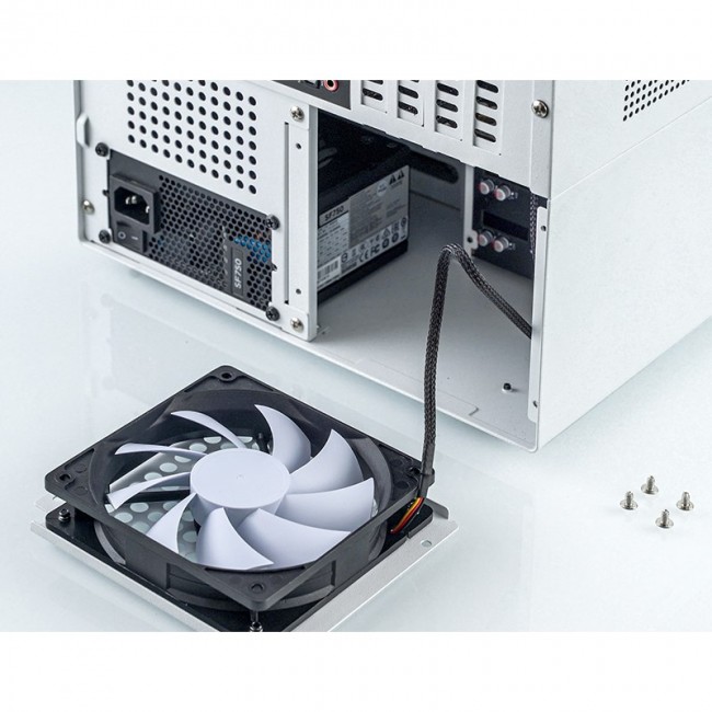 Jonsbo N4 WHITE computer case Micro Tower