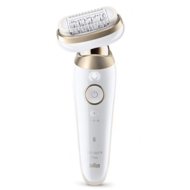Braun Silk- pil 9 Silk pil 9 Flex 40 tweezers Gold, White