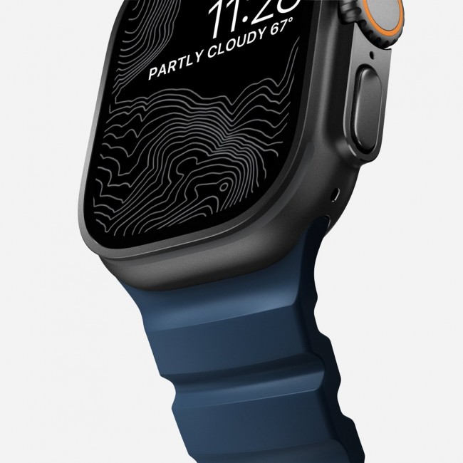 Nomad Rocky Point Band Black Leather, Titanium