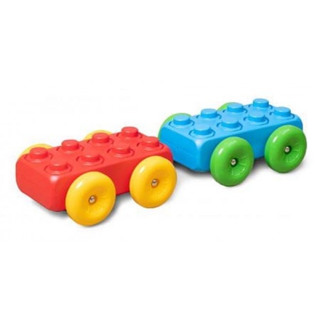 Marioinex brick building blocks + 2 wheels, 30 pieces Marioinex brick building blocks + 2 wheels, 30 pieces