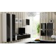 Cama Square cabinet VIGO 50/50/30 white/black gloss