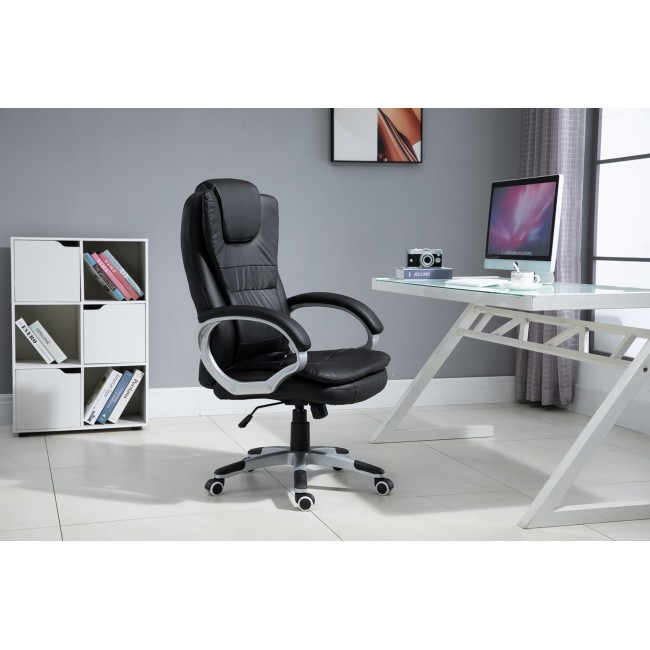 Office chair with massage, heated ACTIVEJET YK7304 black Office chair with massage, heated ACTIVEJET YK7304 black