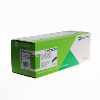 Lexmark 72K2XCE toner cartridge 1 pc(s) Original Cyan