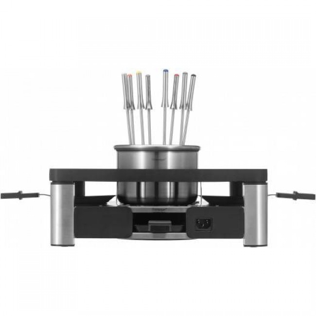 WMF Lumero 0415480011 raclette grill 8 person(s) 1960 W Black, Stainless steel