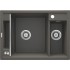 Magnetic granite sink 1.5-bowl