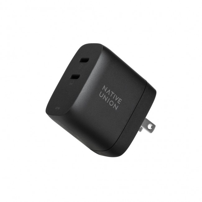 Native Union FAST-PD67-BLK-INT mobile device charger Laptop, Smartphone, Tablet Black AC Fast charging Indoor