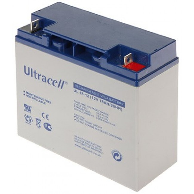 Battery Ultracell 12V/18AH UL Battery Ultracell 12V/18AH UL