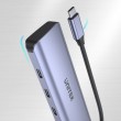 UNITEK uHUB Q4 USB 3.2 Gen 1 (3.1 Gen 1) Type-C 5000 Mbit/s Grey