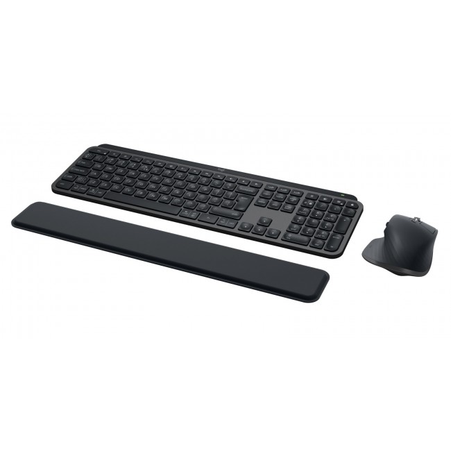 Logitech Master MX Keys Combo for Bussiness keyboard Mouse included Office RF Wireless + Bluetooth QWERTY US International Graphite Logitech Master MX Keys Combo for Bussiness keyboard Mouse included Office RF Wireless + Bluetooth QWERTY US International Graphite