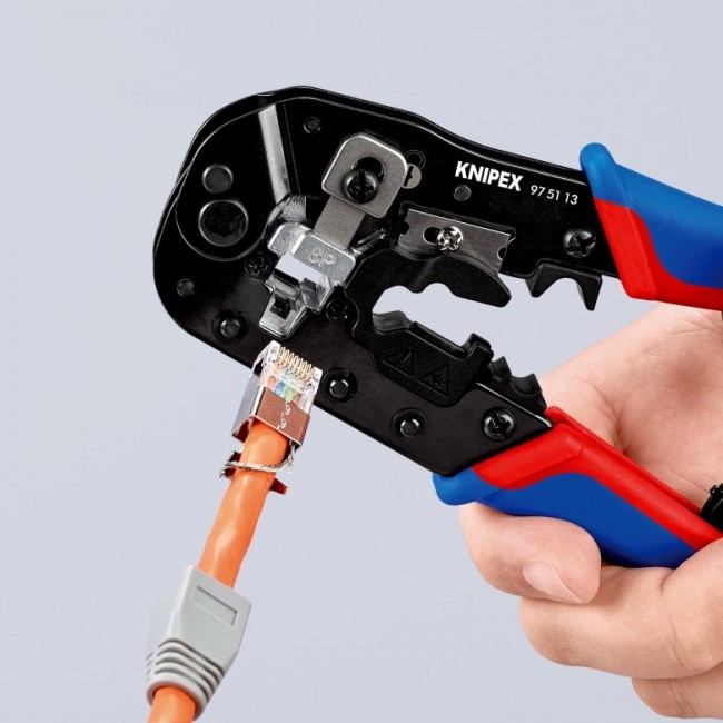 Knipex 97 51 13 cable crimper Crimping tool Black, Blue, Red