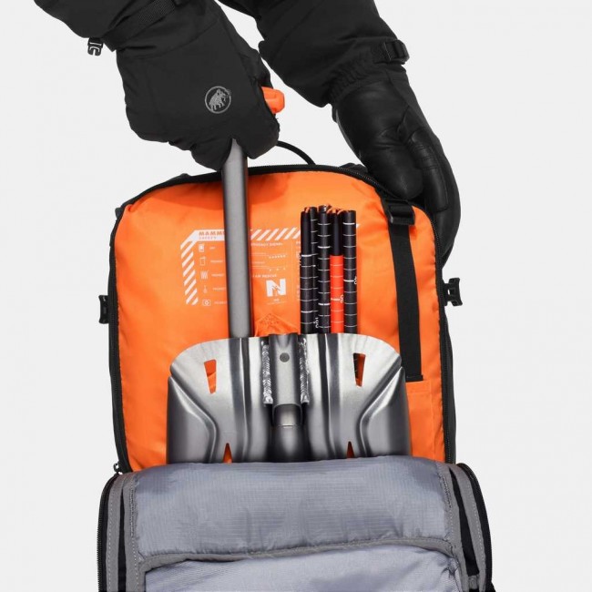 Ski backpack Mammut Nirvana 28 - black Ski backpack Mammut Nirvana 28 - black