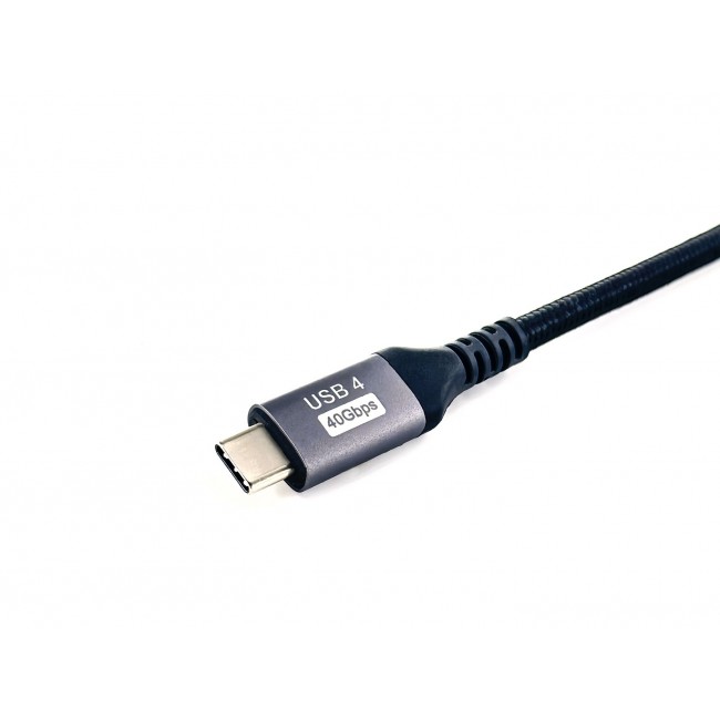 Equip USB 4 Gen 3 C to C Cable, M/M, 2.0m, PD3.1 240W, 8K/60Hz, 40Gbps, Black