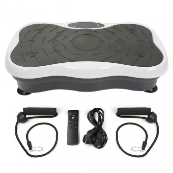 Extralink Moonwalk Spin Move Platofrma Wibracyjna do Cwiczen Fitness 200W biala