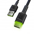 Green Cell KABGC06 USB cable 1.2 m USB A USB C Black Green Cell KABGC06 USB cable 1.2 m USB A USB C Black