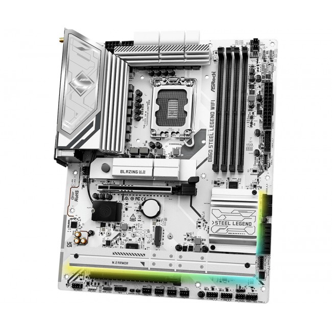 Asrock B860 Steel Legend WiFi Intel B860 LGA 1851 (Socket V1) ATX Asrock B860 Steel Legend WiFi Intel B860 LGA 1851 (Socket V1) ATX