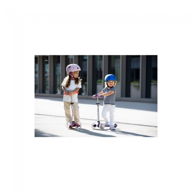 Mini Micro Deluxe Fairy Glitter LED Purple scooter