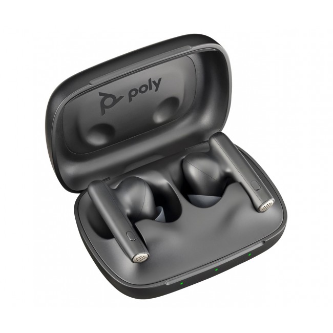 Poly Voyager Free 60 UC Black Earbuds +BT700 USB-C Adapter +Basic Charge Case Poly Voyager Free 60 UC Black Earbuds +BT700 USB-C Adapter +Basic Charge Case
