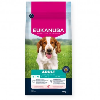 EUKANUBA Adult Small/Medium Salmon & Barley - dry dog food - 12kg