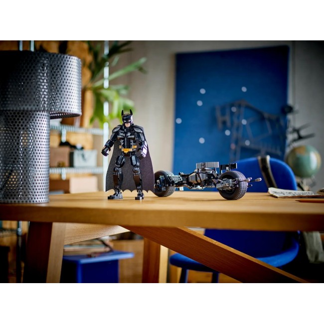 LEGO BATMAN 76273 Batman Construction Figure and the Bat-Pod Bike LEGO BATMAN 76273 Batman Construction Figure and the Bat-Pod Bike