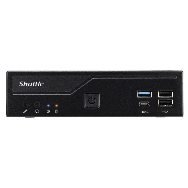 Shuttle Slim PC DH610 , S1700, 1x HDMI, 2x DP , 1x 2.5