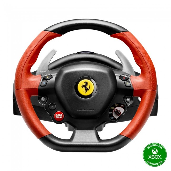 Thrustmaster | Steering Wheel Ferrari 458 Spider Racing Wheel | Black/Red Thrustmaster | Steering Wheel Ferrari 458 Spider Racing Wheel | Black/Red