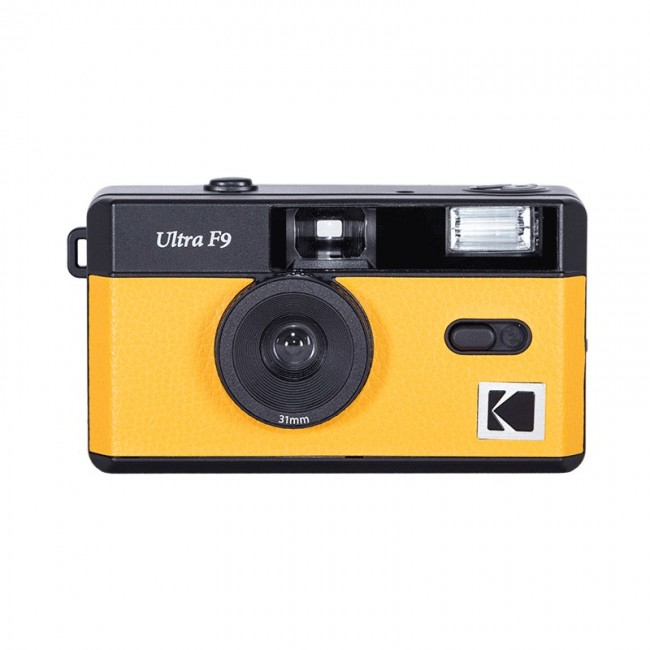 Kodak Ultra F9 Compact film camera 35 mm Black, Yellow