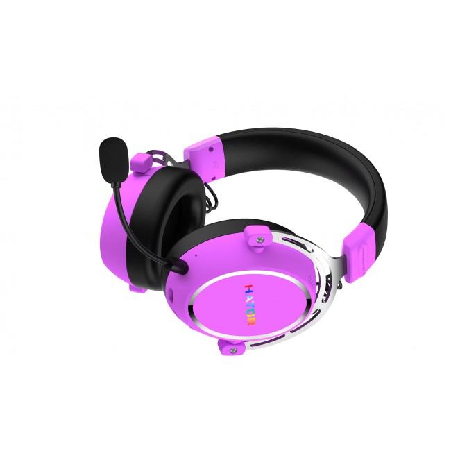 HATOR Hypergang 3 Wireless Headset Head-band Gaming USB Type-C / USB Type-A Bluetooth Violet