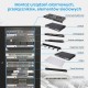 Extralink Rackmount cabinet 22U 600x800 Black standing