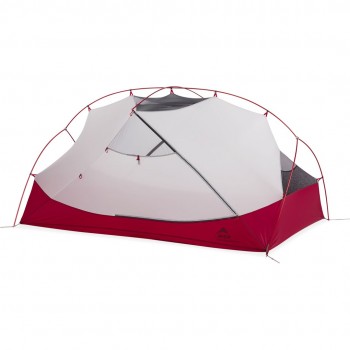 MSR Hubba Hubba Bikepack 2 person(s) Green, Red, White Ridge tent