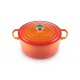 Le Creuset 21177280902430 6.7 L Round Orange, Red