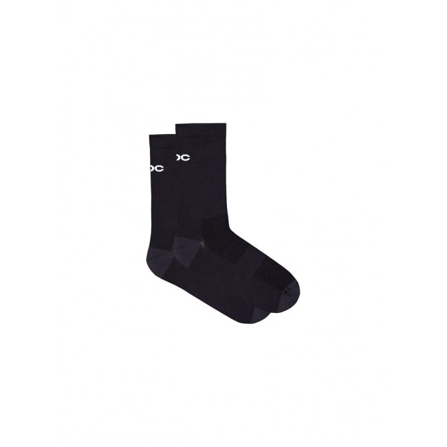 Skarpety rowerowe POC Cadence Road Long Socks czarny - 43/45