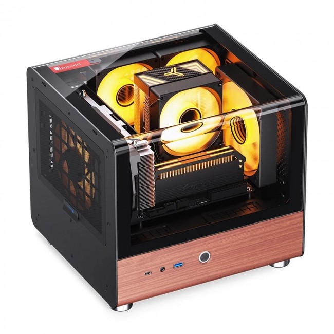 PC Case Jonsbo TK-0, Mini-Tower, Mini-ITX, black