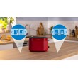 Bosch TAT2M124 toaster 6 2 slice(s) 950 W Red