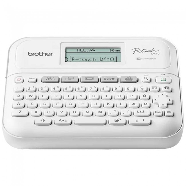 Brother PT-D410VP label printer ZINK (Zero-Ink) 180 x 180 DPI Wired TZe QWERTY
