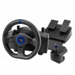 Blade BL7002 Gaming Controller Black, Blue USB Steering wheel + pedals + shifter PC, PlayStation 5 Blade BL7002 Gaming Controller Black, Blue USB Steering wheel + pedals + shifter PC, PlayStation 5